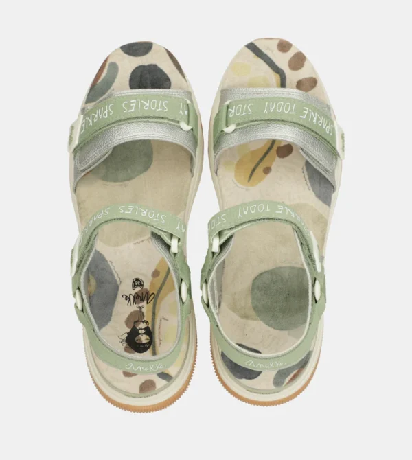 Sandalias deportivas verde - Imagen 3