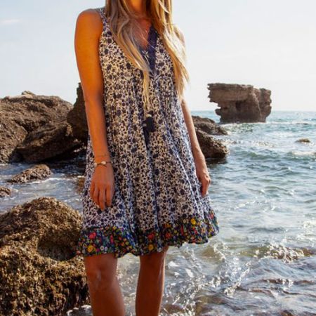 Desti Accessoris mujer ropa vestido bohemio kaftan
